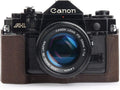 A-1 Case Genuine Leather Half Camera Case for Canon A-1 - Vintage Fit