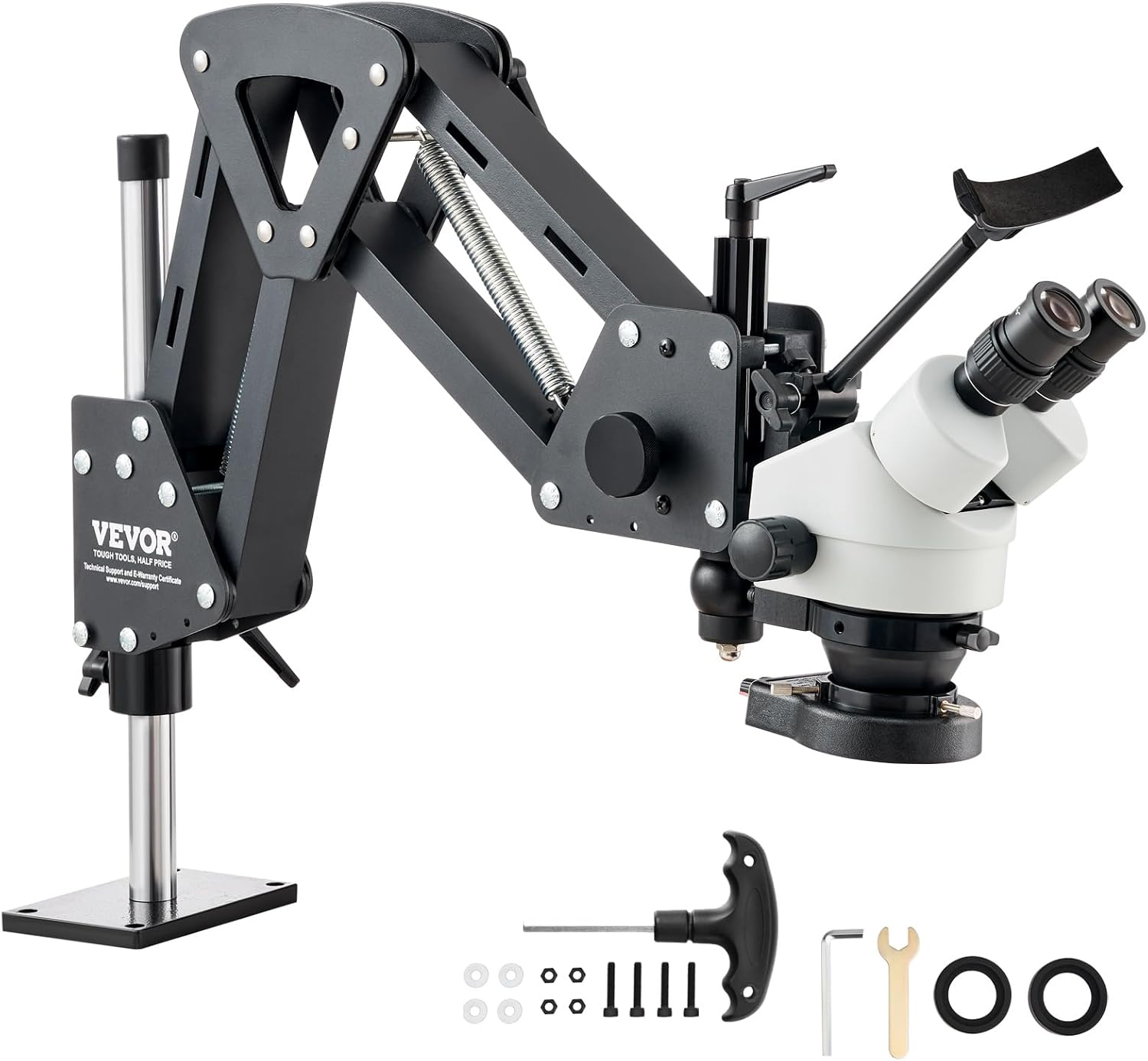 VEVOR Multi-Directional Microscope for Jewelers with LED Light