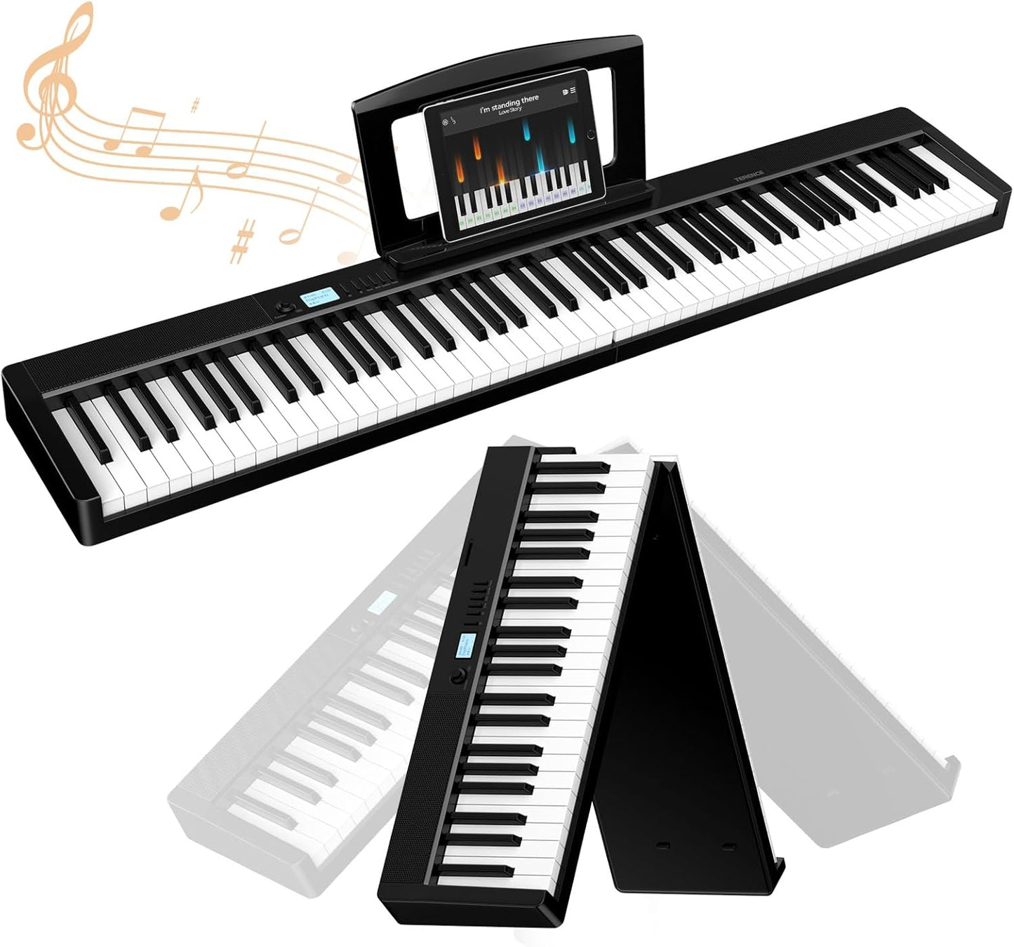 TERENCE V30 Digital Piano: Full Size, Weighted Keys