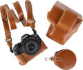 MUZIRI KINOKOO EOS R50 R100 Camera Case - Retro PU Leather Protection