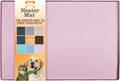 Neater Mat Pet Mat for Food and Water - Waterproof Raised-Edge