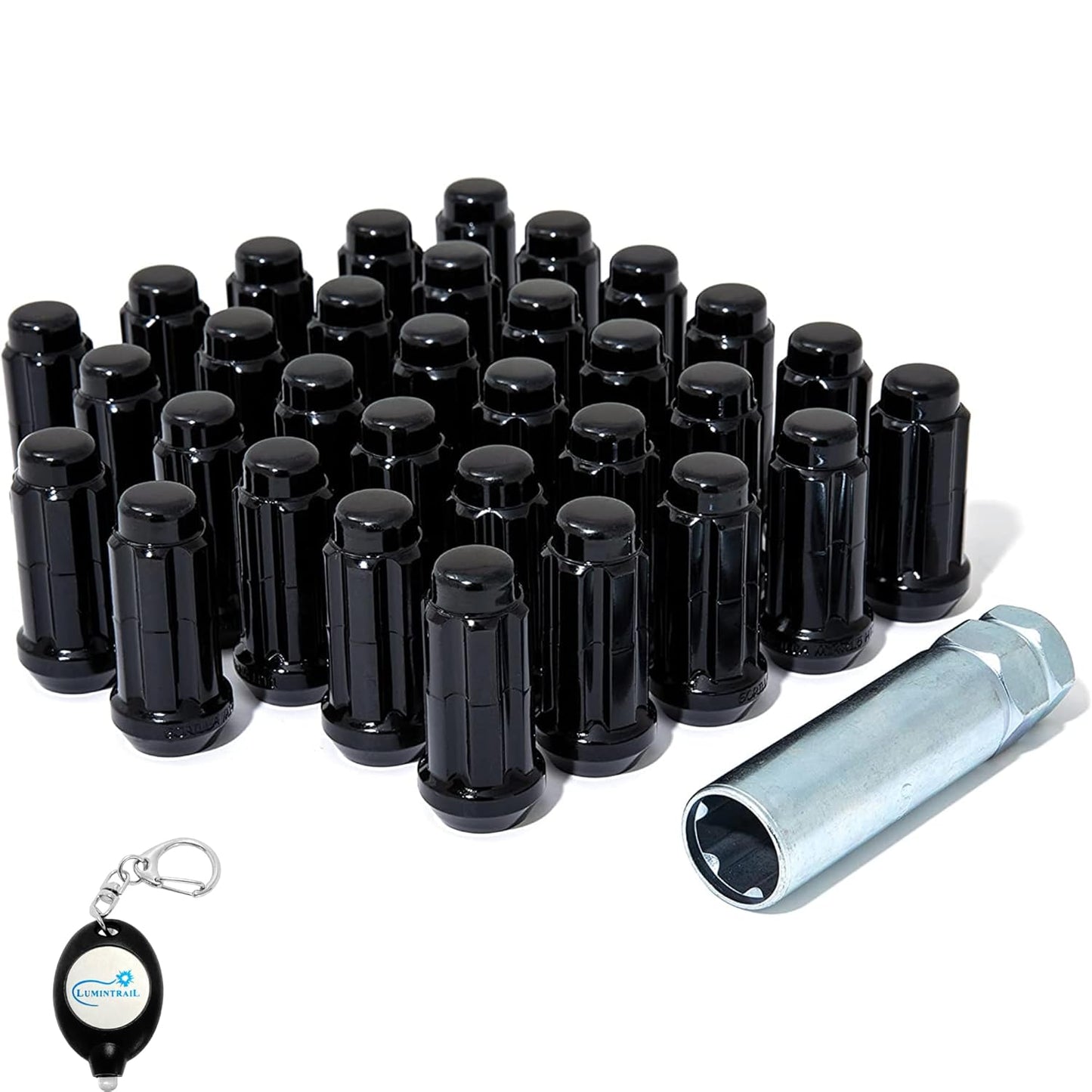 Gorilla Automotive Small Diameter Locking Lug Nuts Set of 32