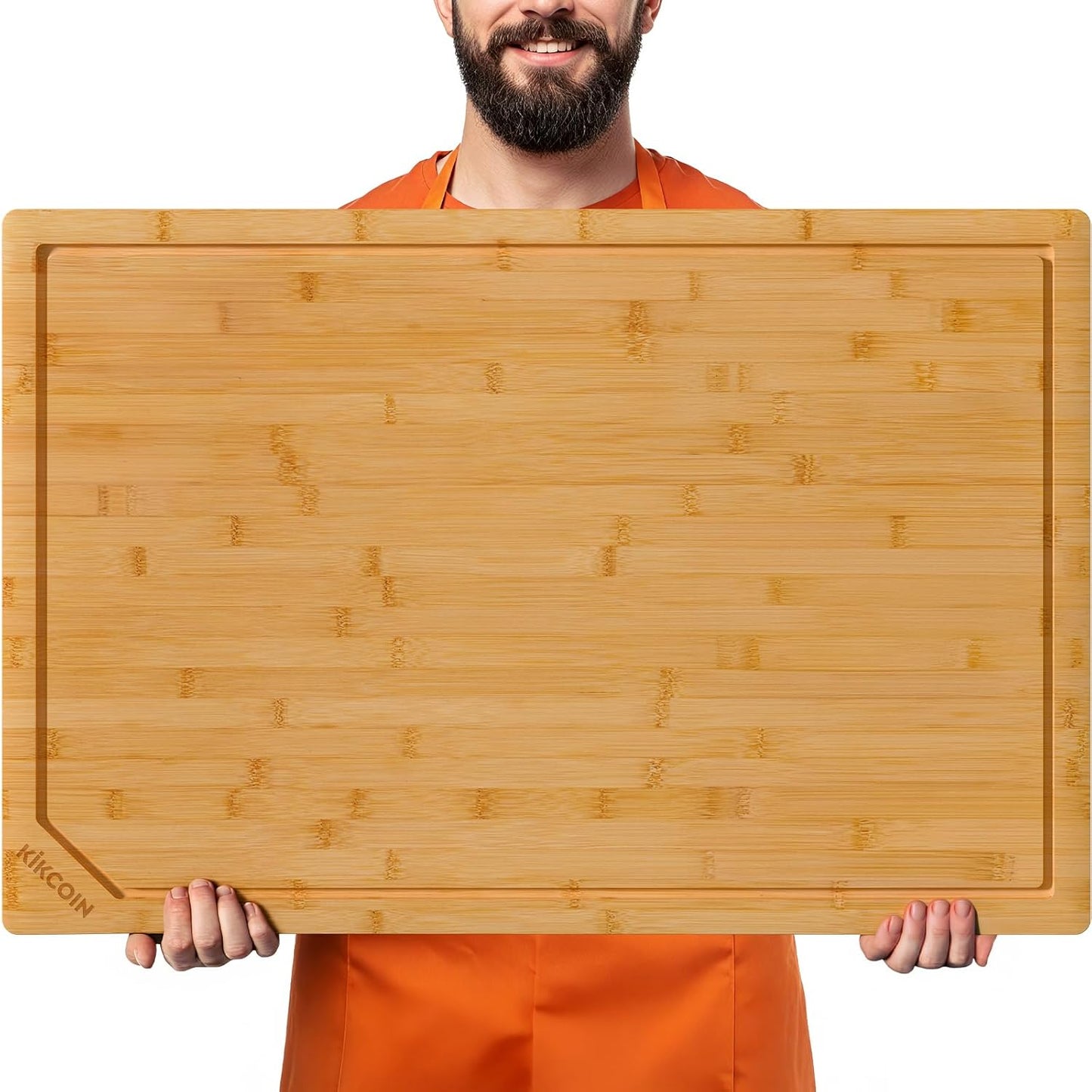 30 Inch Extra Large Bamboo Cutting Board for Kitchen Use