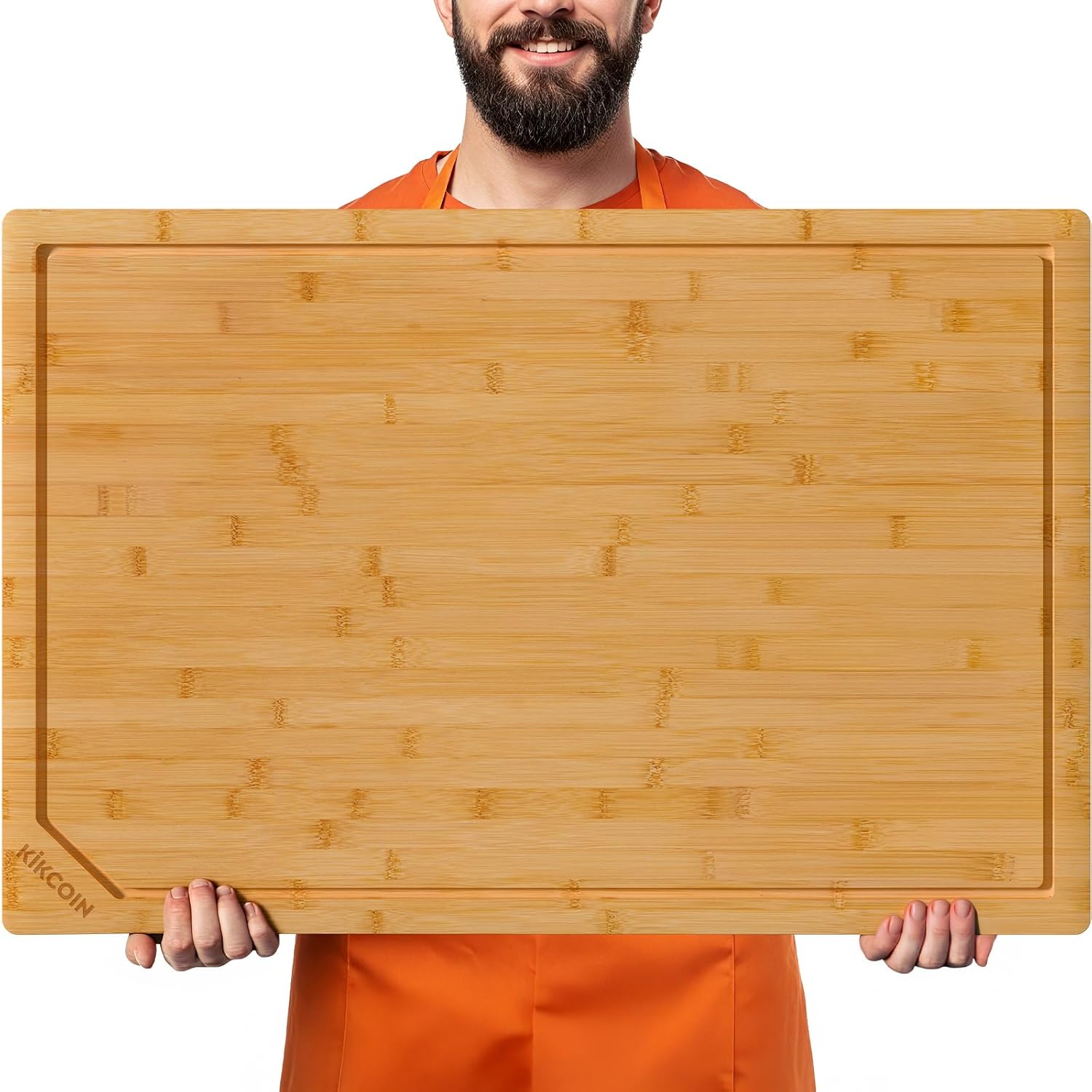 30 Inch Extra Large Bamboo Cutting Board for Kitchen Use