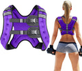 Weighted Vest for Women and Men 8-30 Lbs - Reflective, Double Buckle