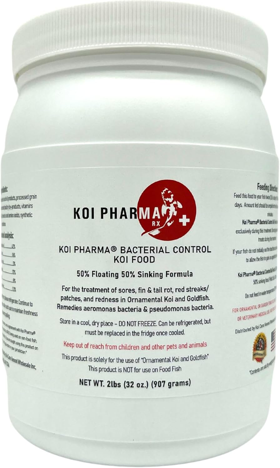 Bacterial Control Koi Food for Healthy Fish and Disease Prevention