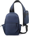 Crossbody Sling Bag Casual Shoulder Hiking Backpack - Convertible