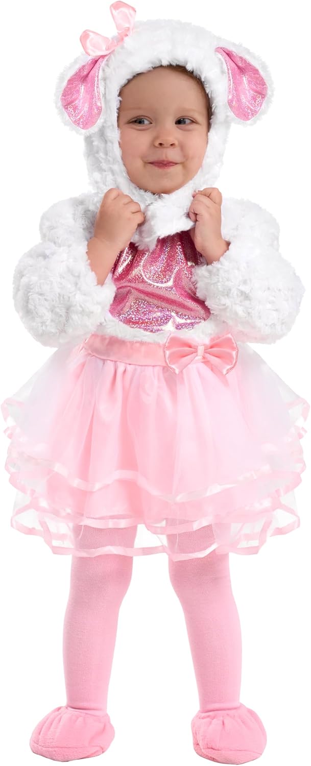 Adorable Pink Lamb Costume for Toddlers by Spooktacular Creations