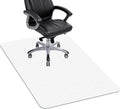 Office Chair Mat for Low Pile Carpet 59 in x 32 in - Thick Transparent