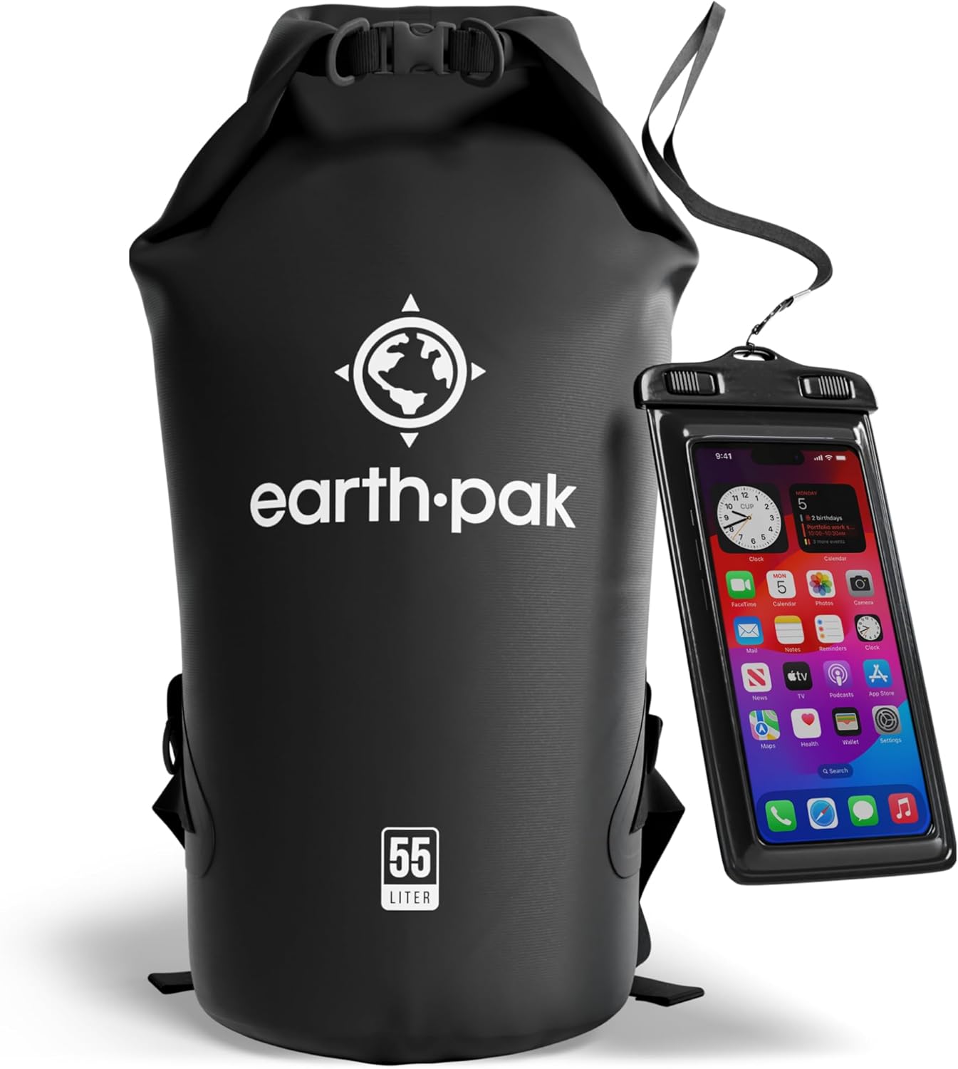 Earth Pak Waterproof Dry Bag - Reliable Gear Protection for Kayak