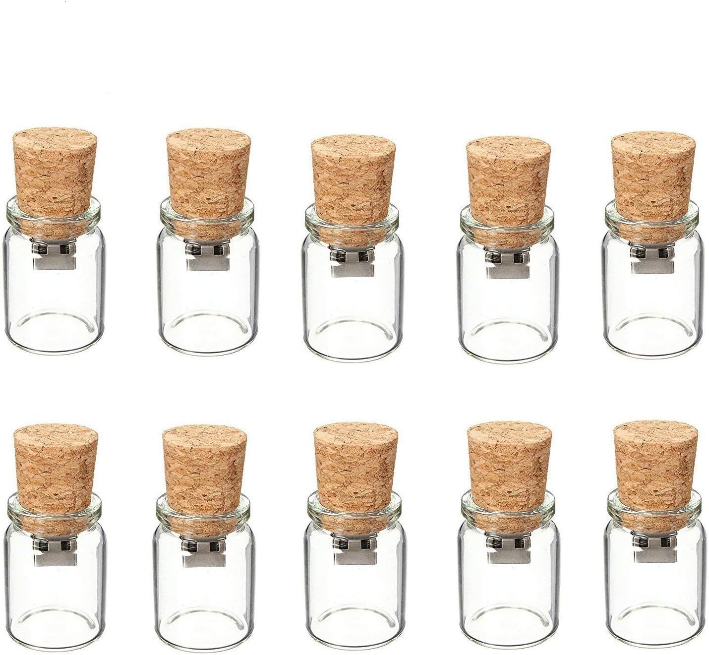 10PCS Cute Drift Bottle USB Flash Drive Memory Stick Storage
