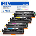 Compatible 215A Toner Cartridges 4 Pack Replacement - High Yield Set