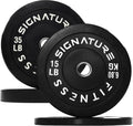 Olympic Bumper Plates Set 2 in Weight Plates - Durable Home Gym Set