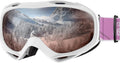 OutdoorMaster OTG Ski Goggles for Over Glasses - UV Protection