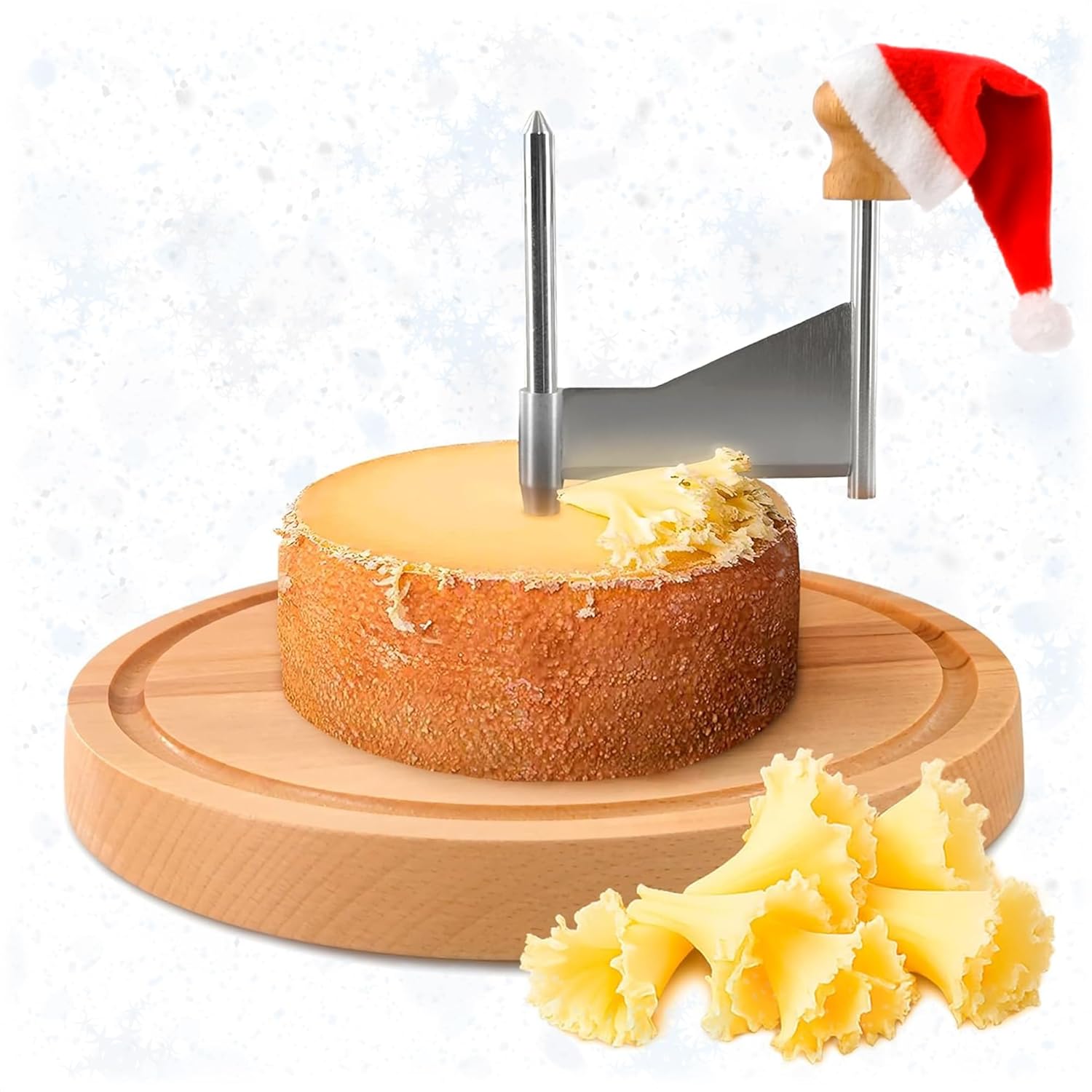 Cheese Curler Wheel - Stainless Steel Shaver for Tete de Moine