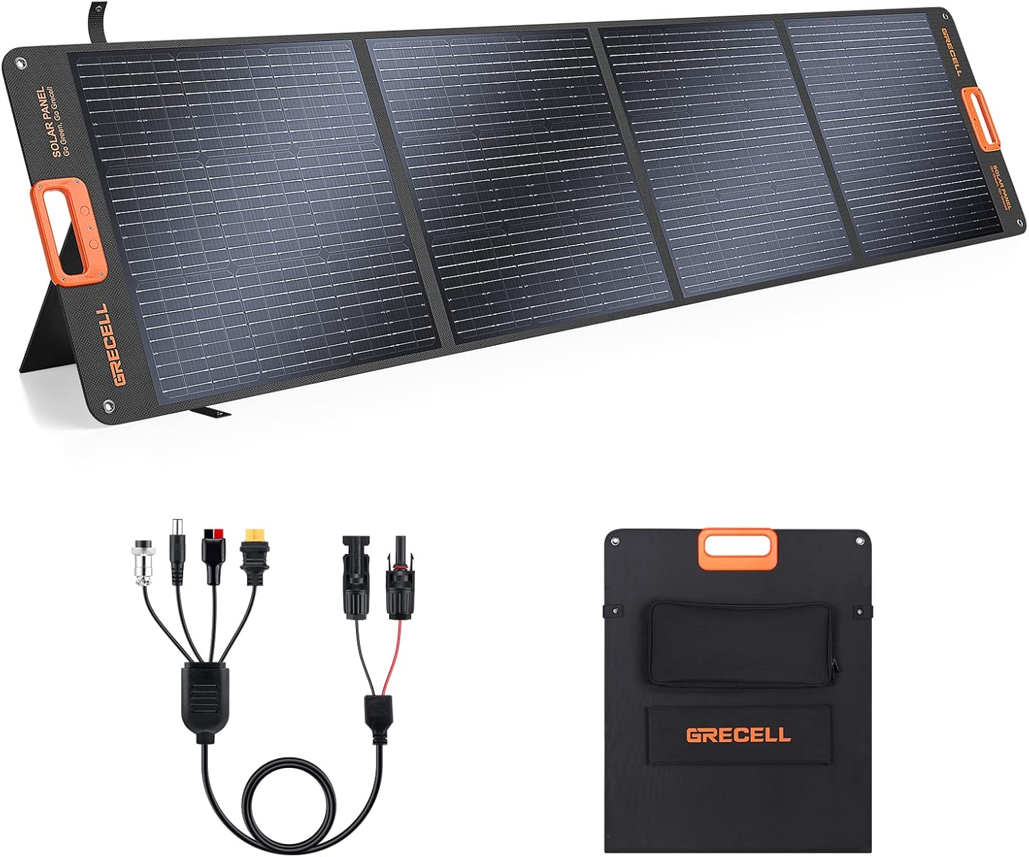 GRECELL 200W Portable Solar Panel for Outdoor Power Needs