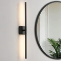 Black Bathroom Light Fixture 360 Rotatable 30in Vanity Light - Warm