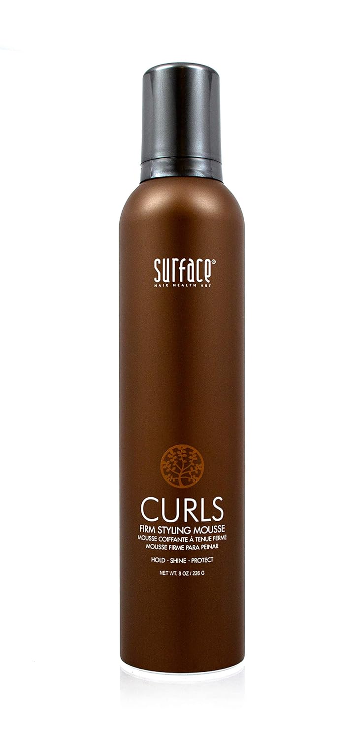 Surface Hair Curls Firm Styling Mousse for Defined Curls