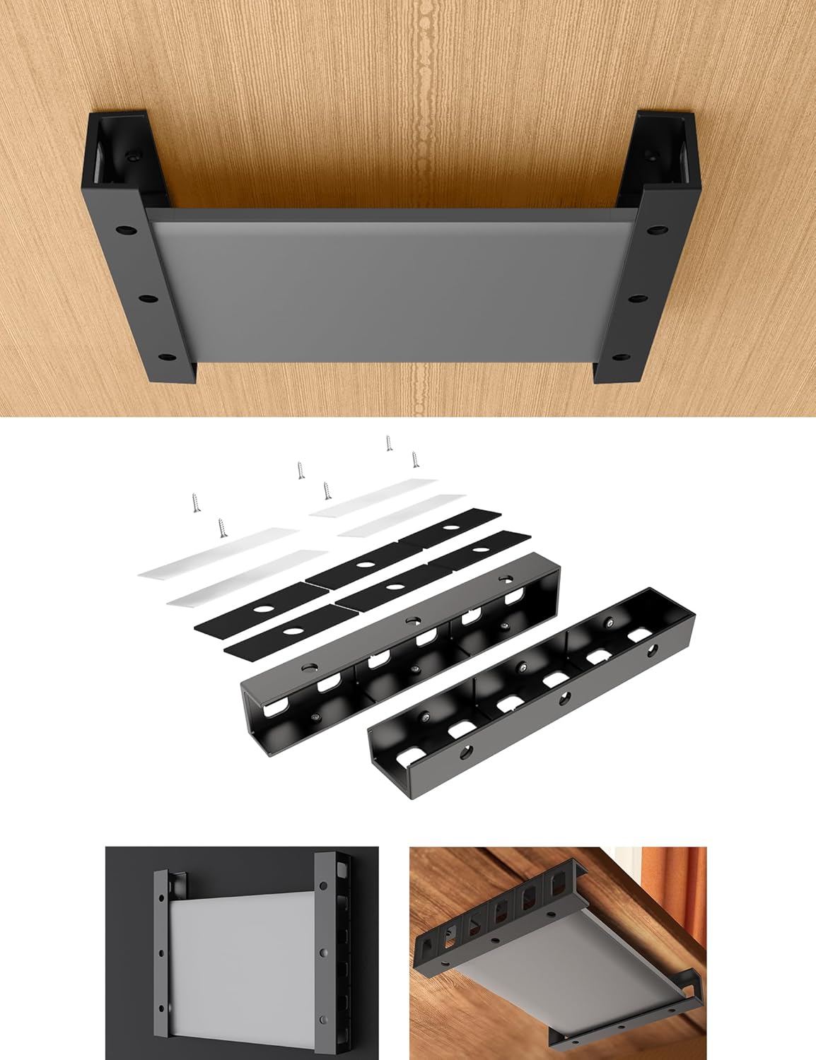 Space-Saving Under Desk Laptop Holder!