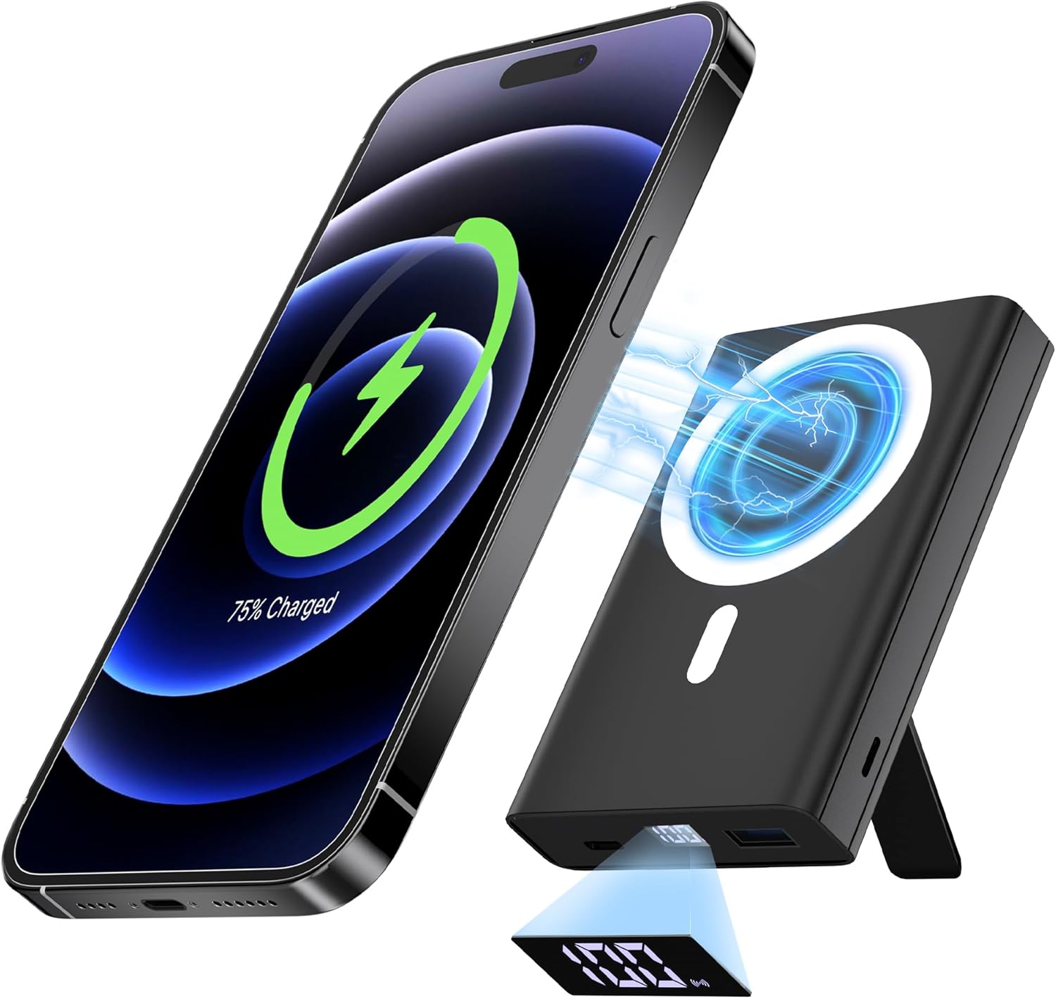 15W Mag-Safe Power Bank for iPhone, 10000mAh