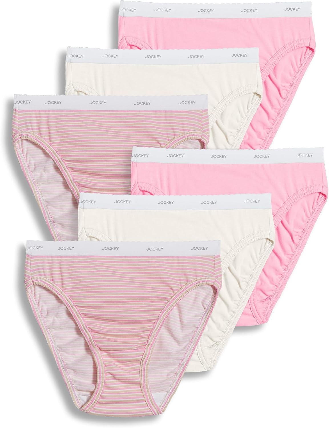 Jockey Women's Classic French Cut Underwear - 6 Pack for Comfort