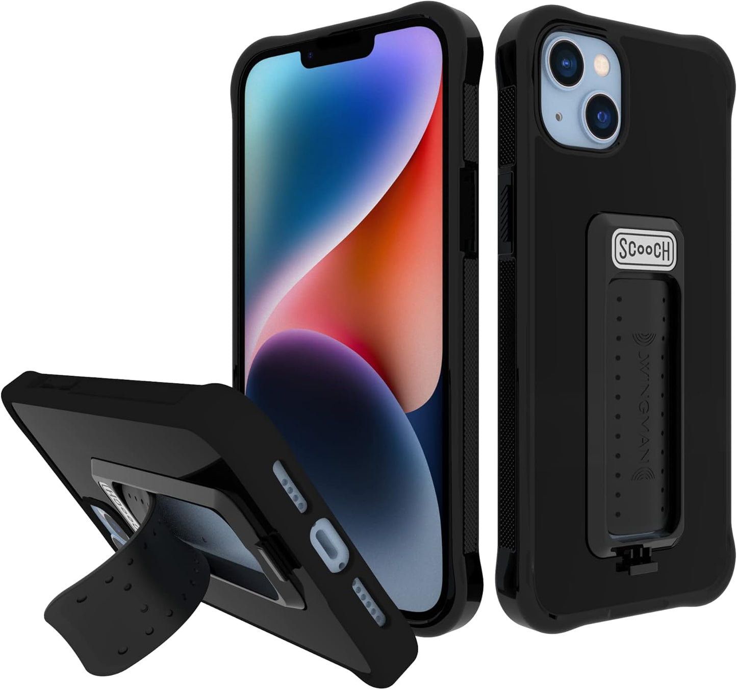 Scooch iPhone 14 Plus Case with Stand - Wingman 5-in-1 Kickstand