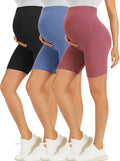 Maternity Shorts Over The Belly 5ft Biker Workout Yoga Active