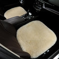 Fluffy Genuine Sheepskin Car Seat Covers 20in 2-Pack - Soft Natural