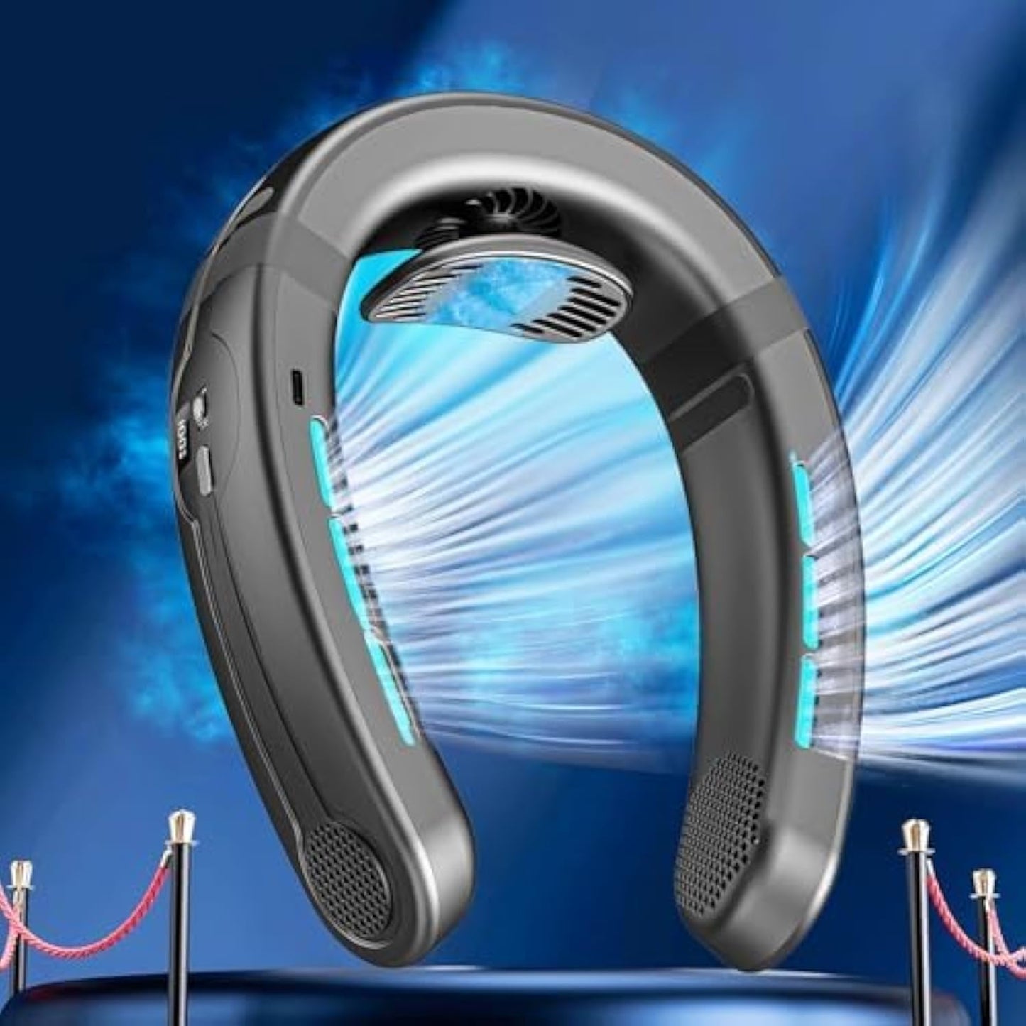 Portable 100 Speeds Neck Fan - Stay Cool Anywhere!