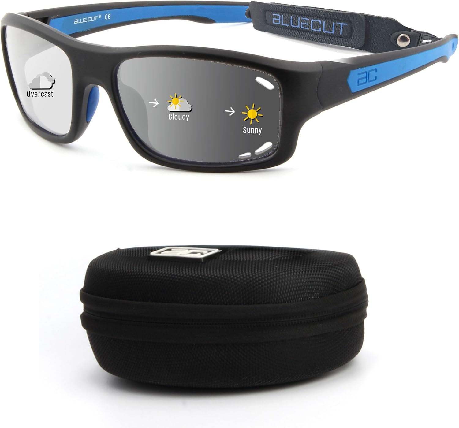 BLUE CUT Sports Protection Goggles with Photochromic Lenses