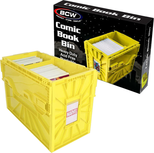 BCW Short Comic Book Bin for 150 Comics - Stackable Storage