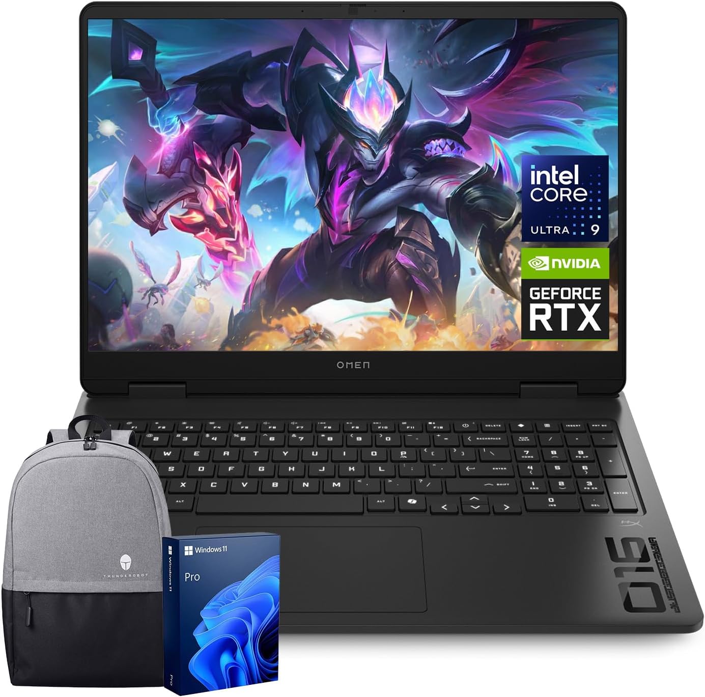 HP OMEN 16 Ultra Slim RTX 5060 Gaming Laptop with Backpack