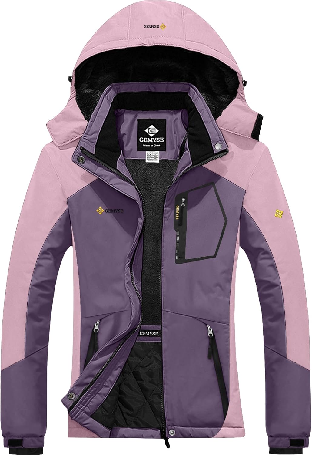 GEMYSE Women's Waterproof Ski Snow Jacket - Windproof & Stylish!