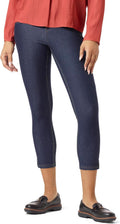 HUE Women's Ankle Slit Essential Denim Capri - Comfortable All-Day Fit