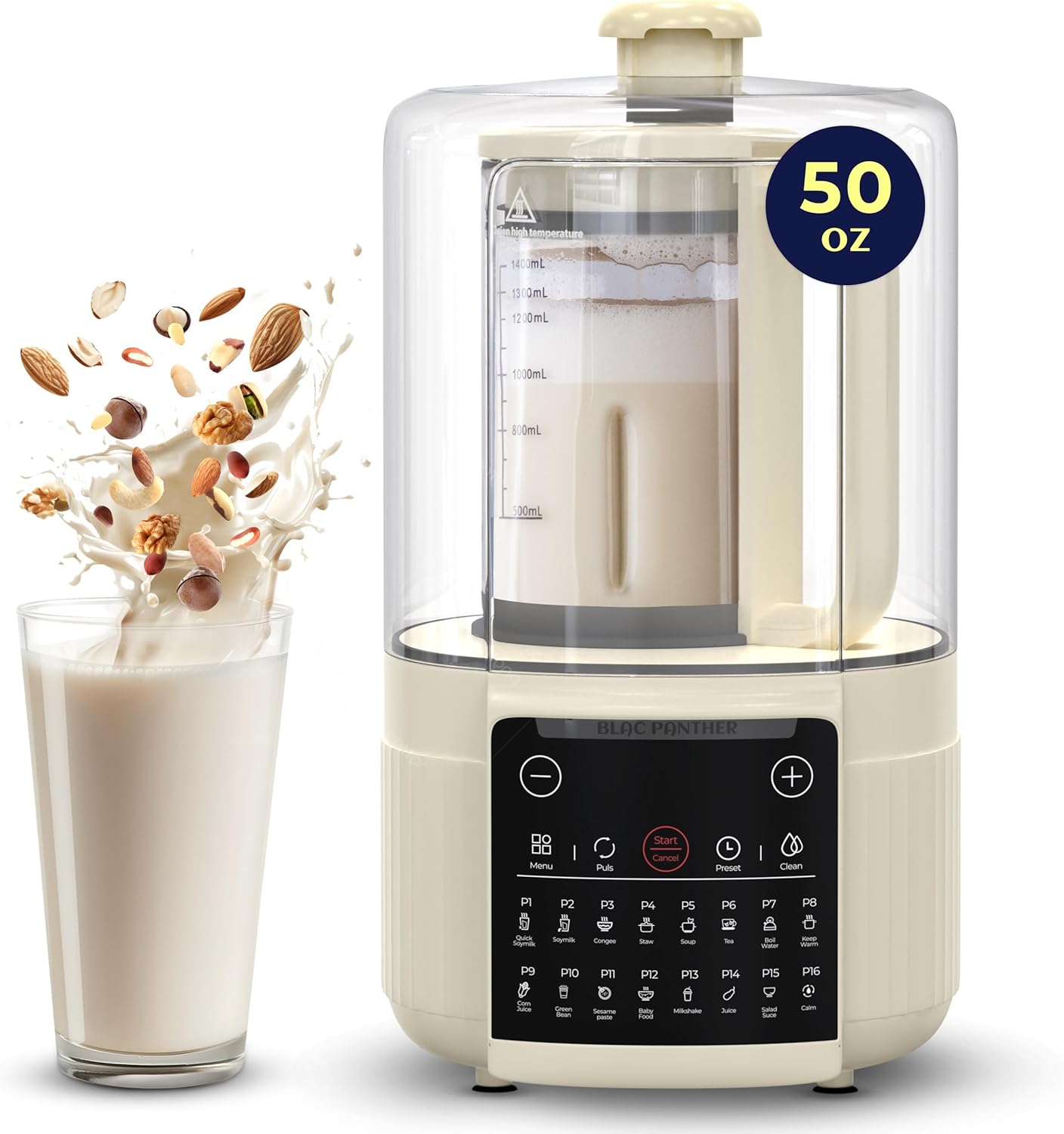 16-in-1 Blender & Nut Milk Maker: Quiet, Powerful, Versatile!