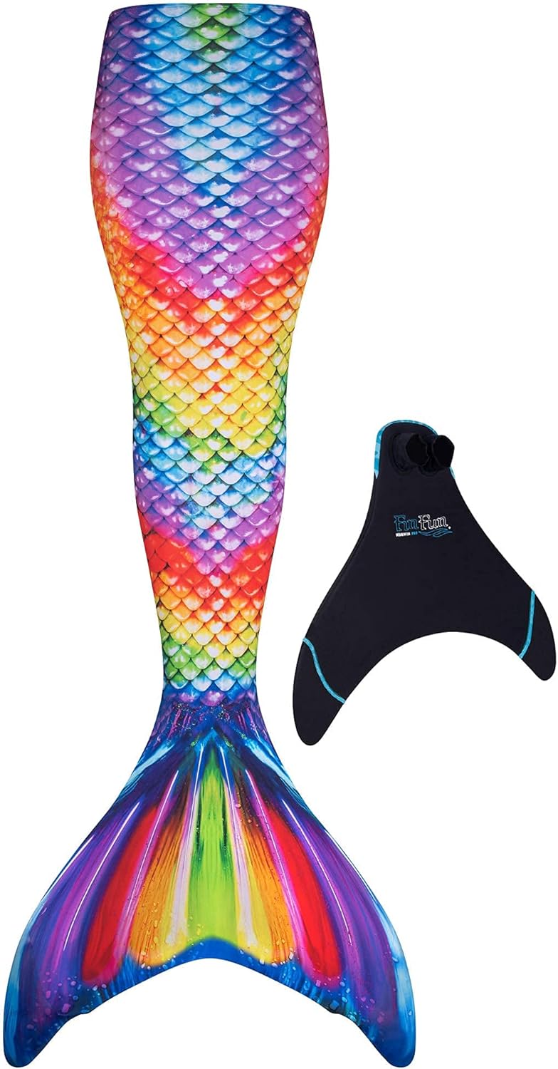 Fin Fun Mermaid Tails for Swimming with Monofin for Adults