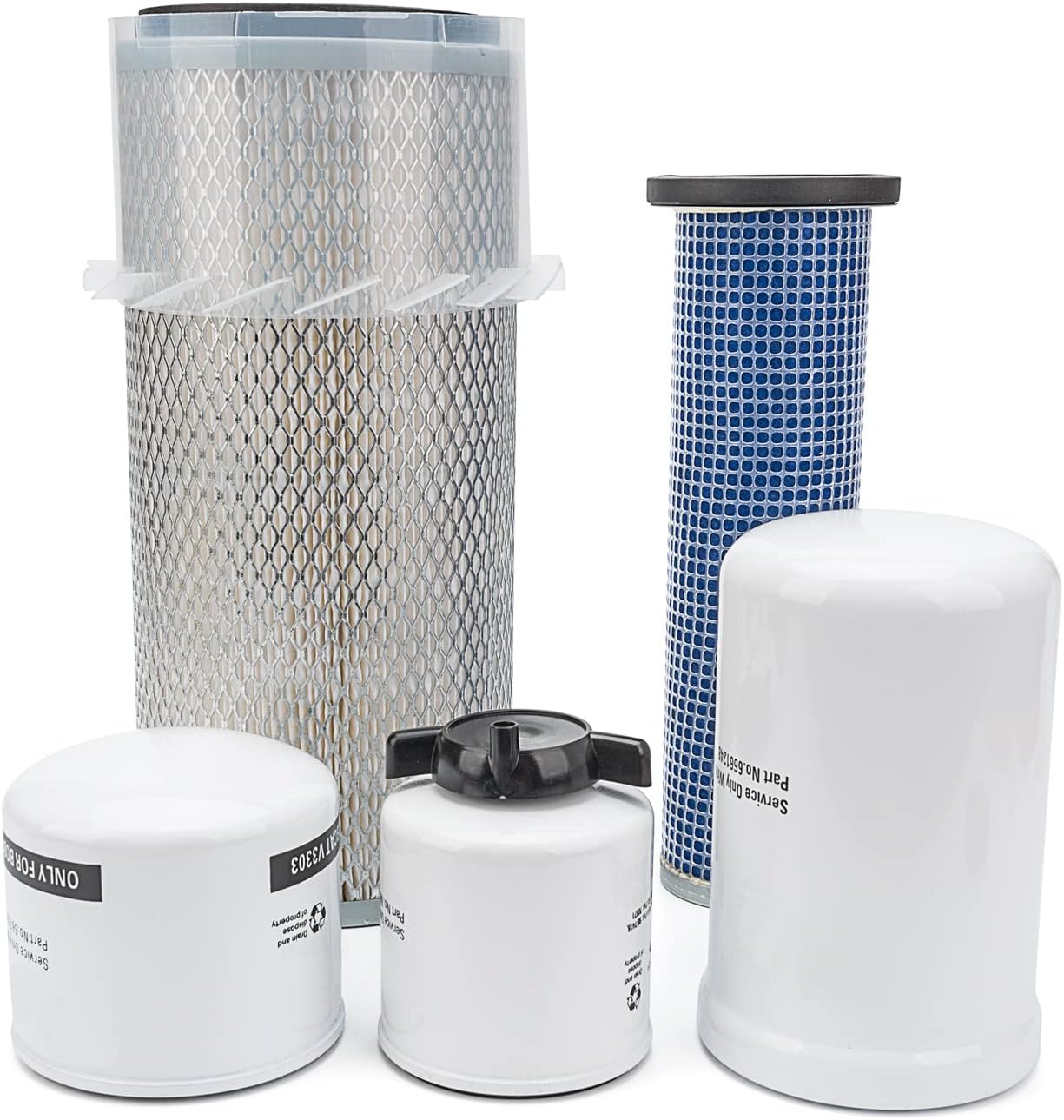 Air Filter & Oil Filter Kit for Bobcat Skid Steer Models
