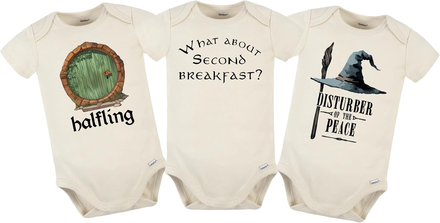Halfling Bundle of 3 Bodysuits for Ultimate Comfort and Fun