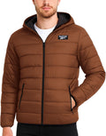 Puffer Jacket for Men - Lightweight Quilted Glacier Shield Plus Size