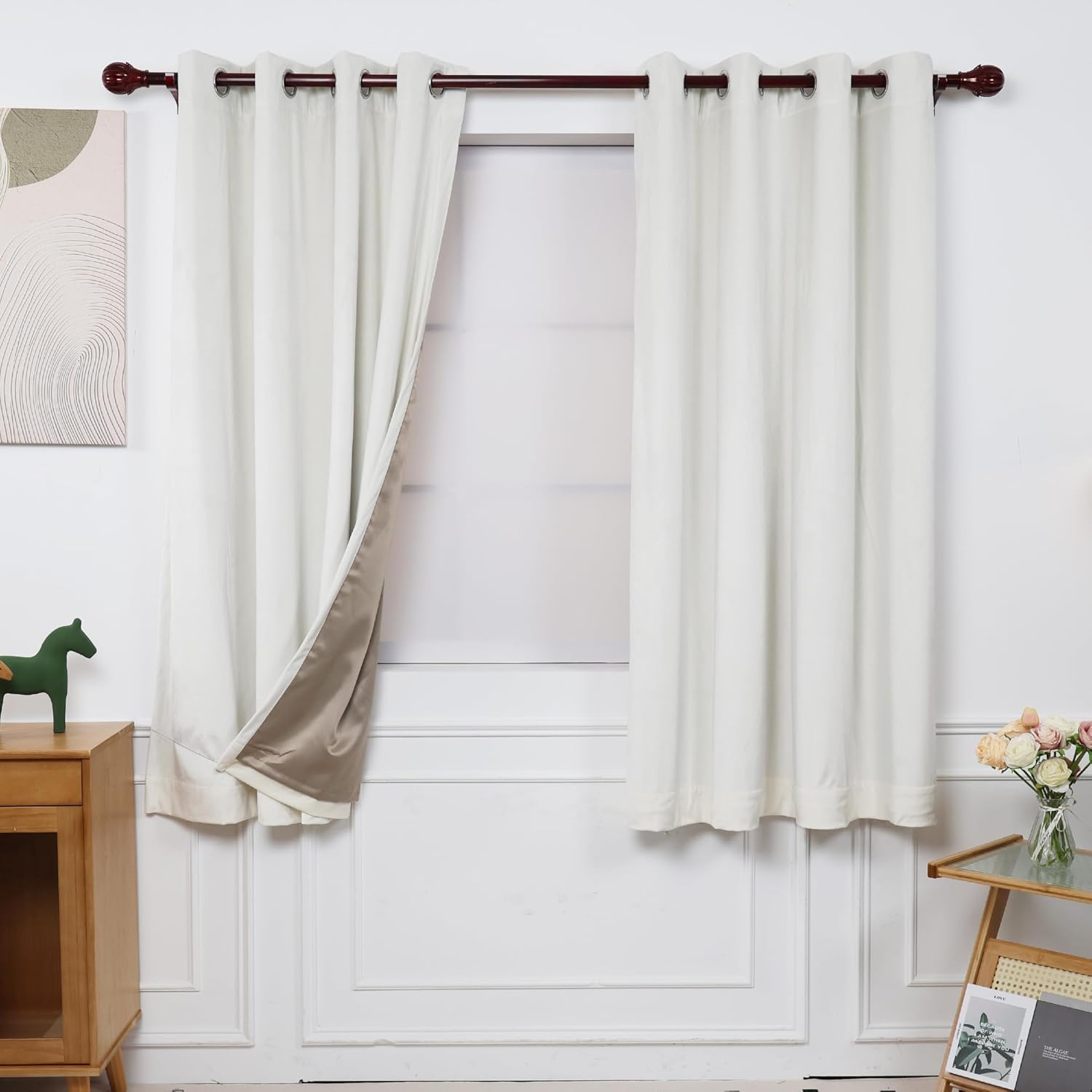INLINAS Velvet Blackout Curtains: Luxe Comfort & Efficiency