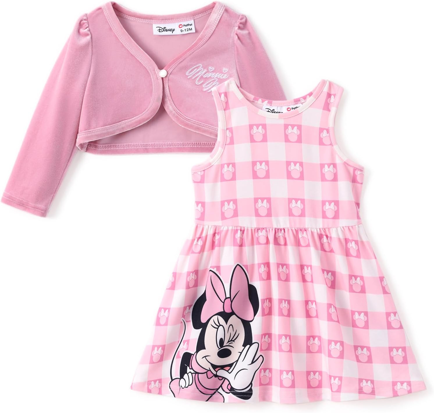 Frozen Elsa Toddler Dress Set - 2pcs Kids Outfit