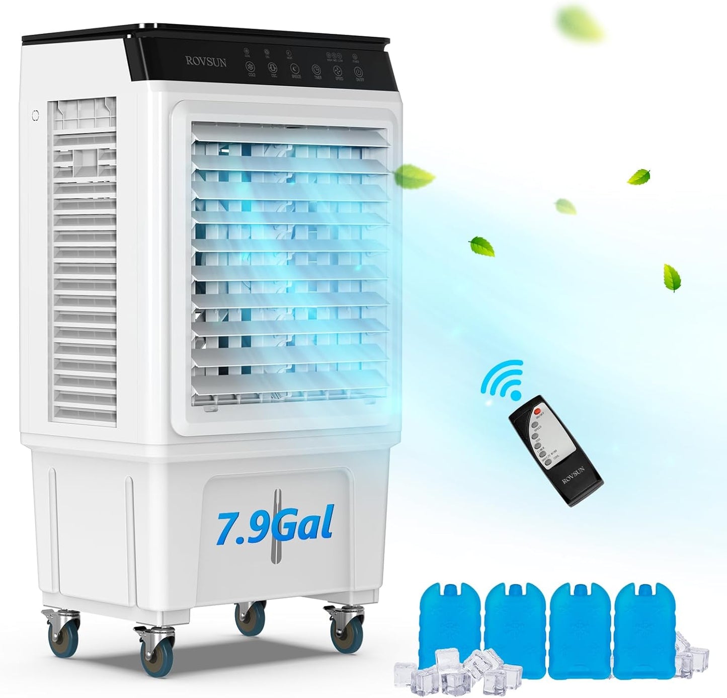 ROVSUN Portable Swamp Cooler: Powerful 3-IN-1 Cooling