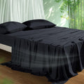 Cooling Sheets Set Queen Size - Viscose from Bamboo, Deep Pocket 16in