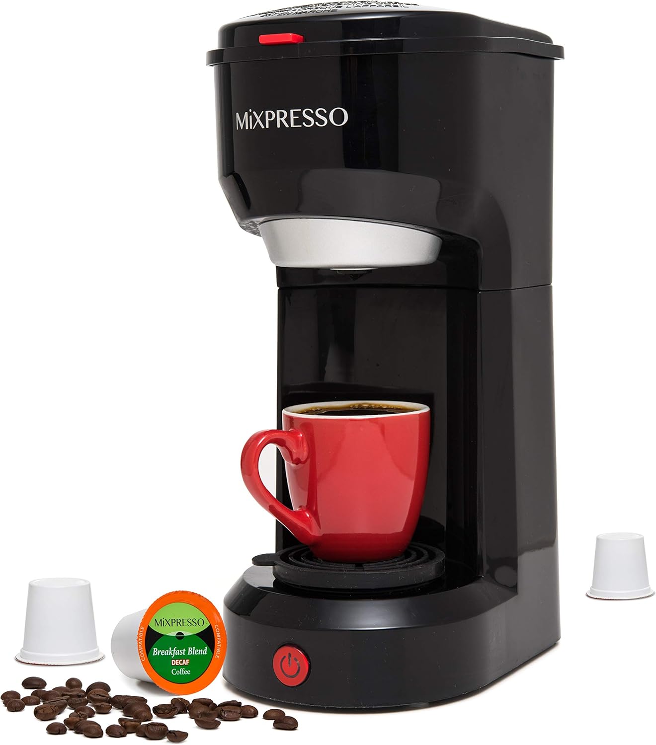Mixpresso 2-in-1 Single Cup Coffee Maker - Quick Brew Technology