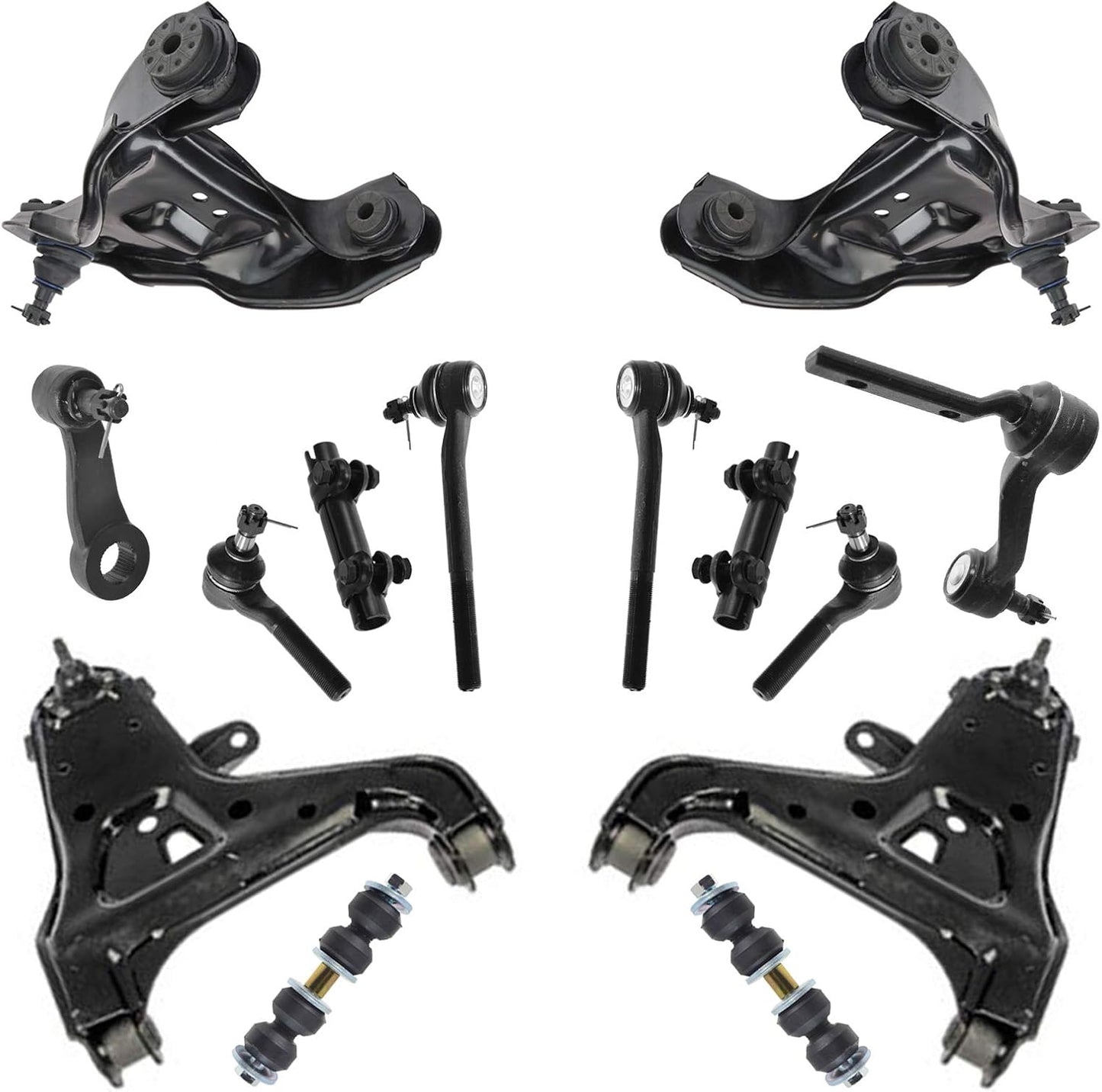 TRQ Front Control Arm Ball Joint Suspension Kit for Blazer S10