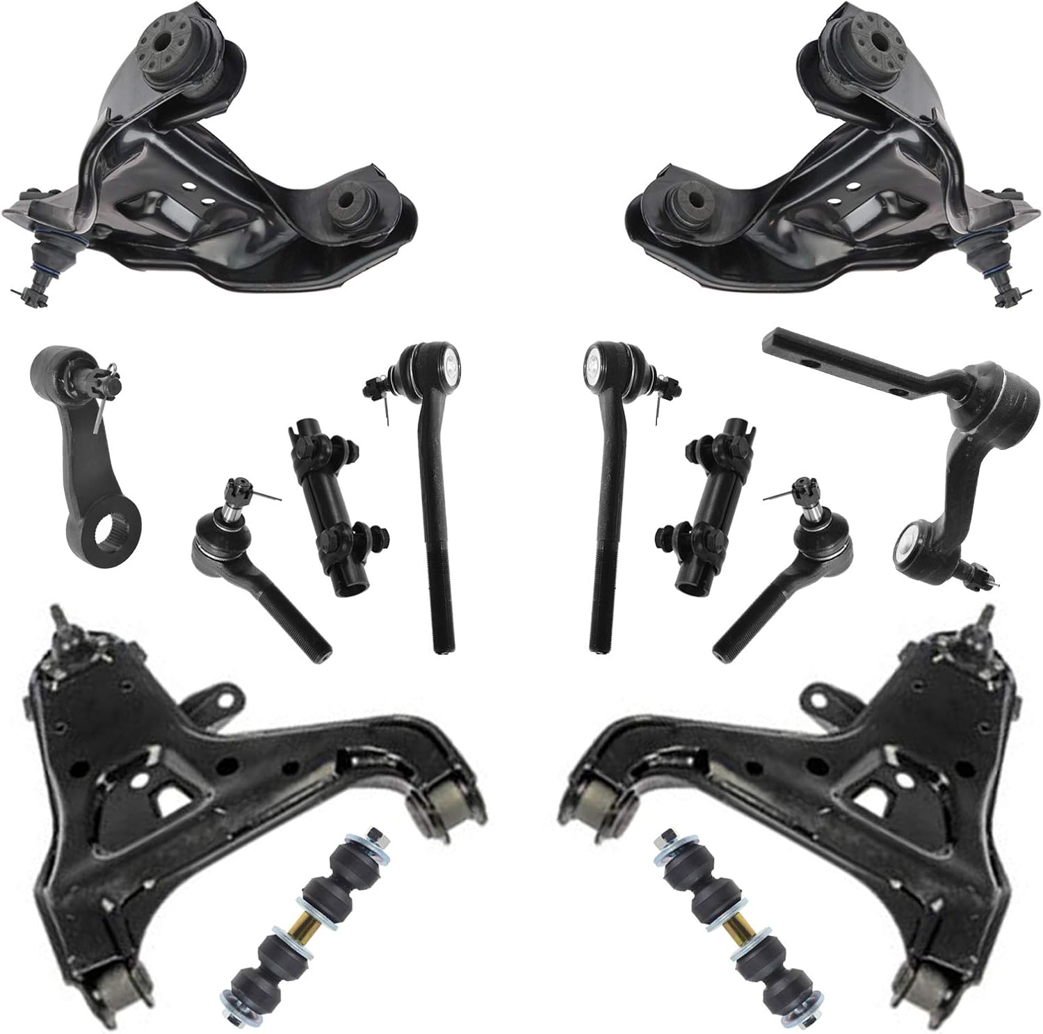 TRQ Front Control Arm Ball Joint Suspension Kit for Blazer S10
