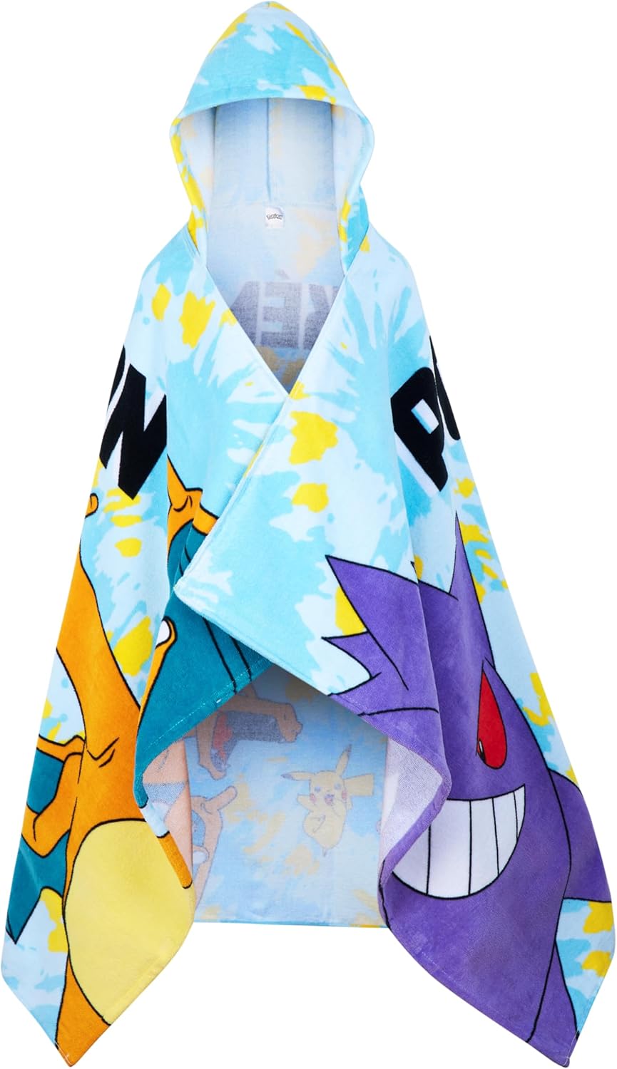 Pokemon Hooded Kids Beach Towel for Fun and Adventure