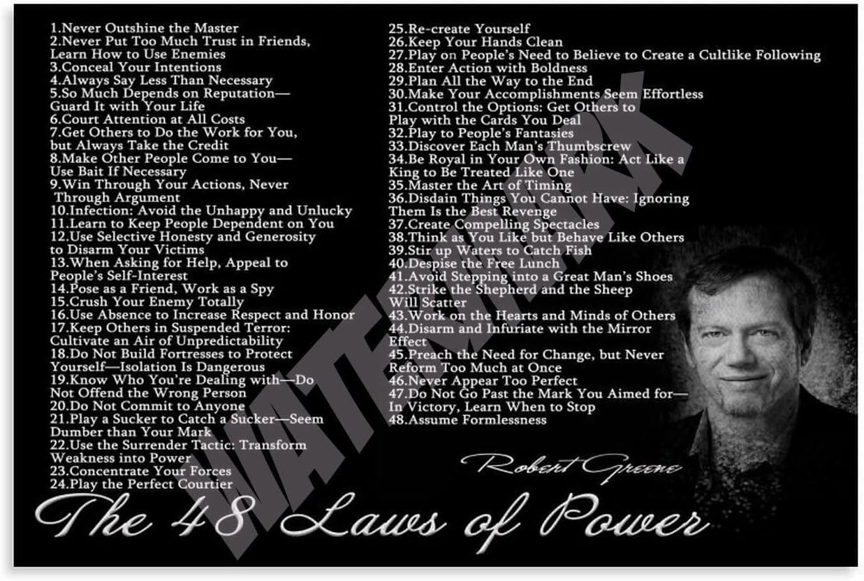 Empower Your Space with Robert Greene Poster