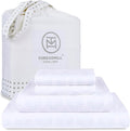 Threadmill Cotton Sheets for Queen Bed 600 TC White - Deep Pocket