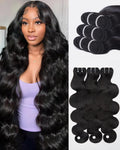 Lucklady 16A Raw Bundles Body Wave 3-Pack 16 18 20 in - Natural Volume